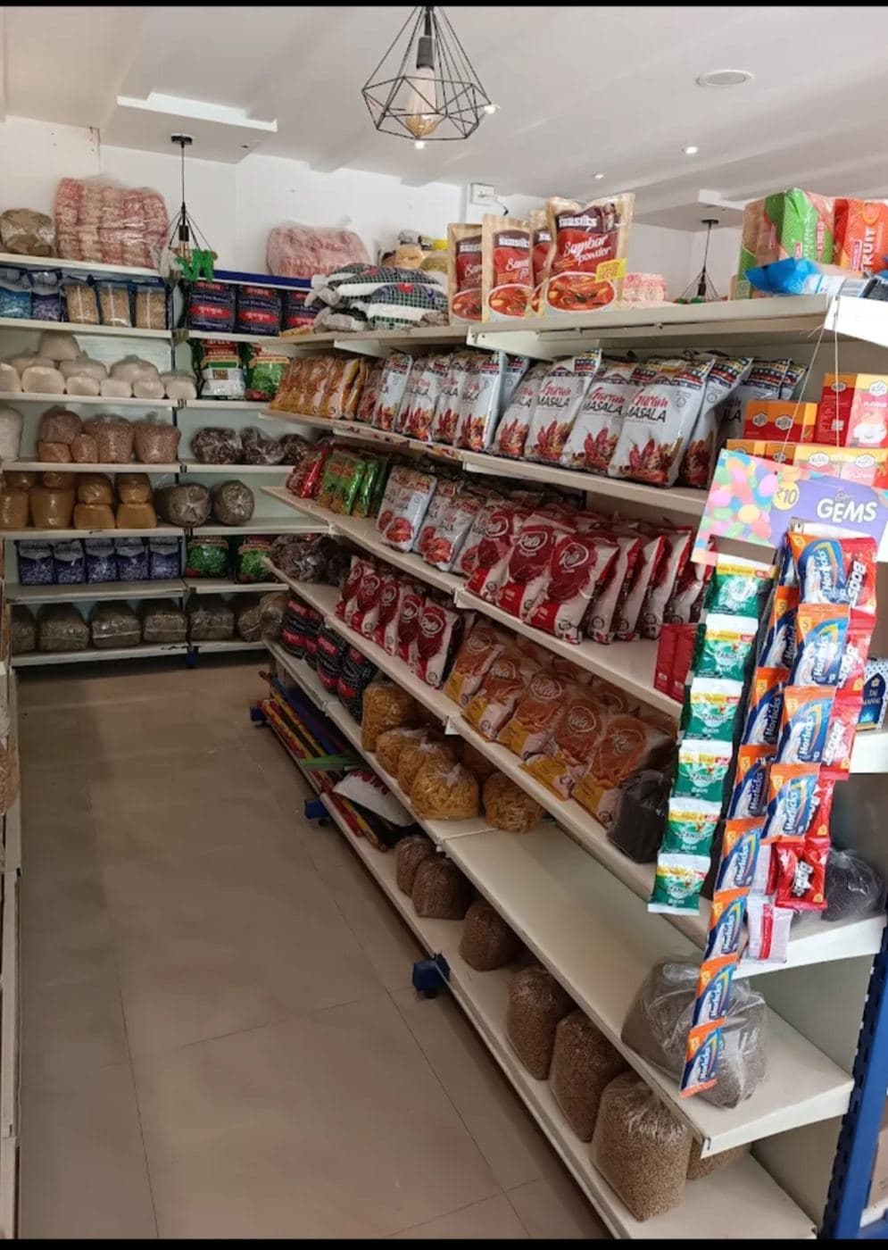 Spices and masala aisle
